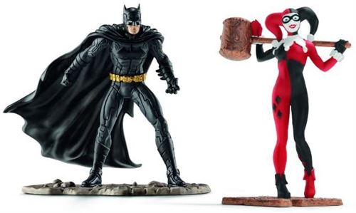 Schleich Justice League Scenery Pack Batman Vs Harley Quinn Figure 22514 - Image 3