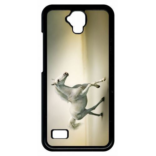 Coque huawei y560 cheval blanc en course