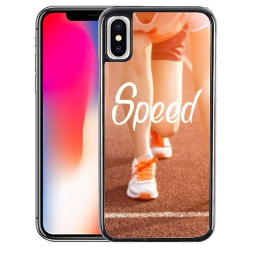 Coque pour iPhone XS speed running