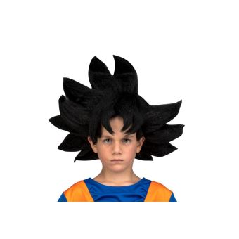 Perruque Goku Dragon Ball™ Enfant - Noir - Taille Unique