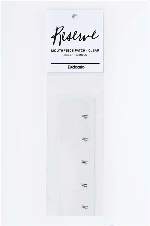 D'Addario RMP01C - 5 pastilles protège-becs Transparent 0,35 mm