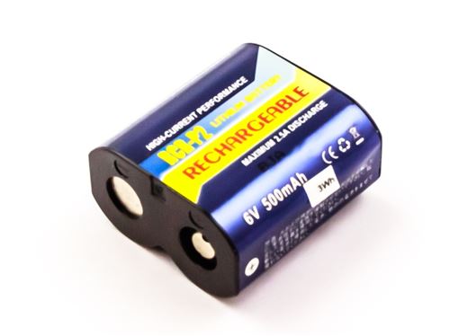 Battery universal CR-P2, Li-ion, 6,0V, 500mAh, 3,0Wh