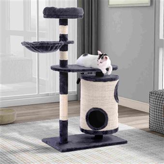 Arbre A Chat 112 Cm Purelove Avec Hamac Niche Cylindrique Poteaux En Sisal Naturel Noir Paniers Et Mobilier Pour Chat Achat Prix Fnac Arbre A Chat 112 Cm Purelove Avec Hamac Niche Cylindrique Poteaux En Sisal Naturel Noir Paniers Et Mobilier Pour Chat Achat Prix Fnac