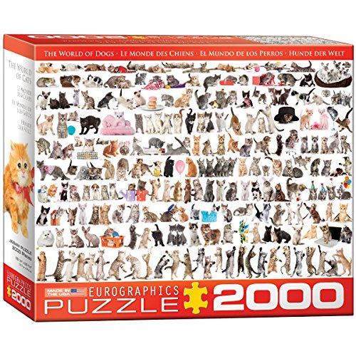 EuroGraphics The World of Cats Puzzle (2000-Piece)