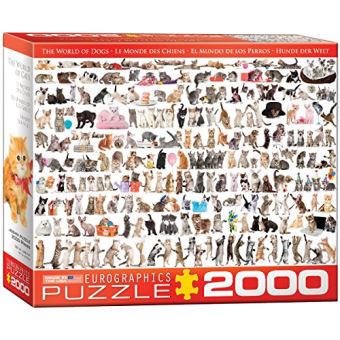 EuroGraphics The World of Cats Puzzle (2000-Piece) - 1