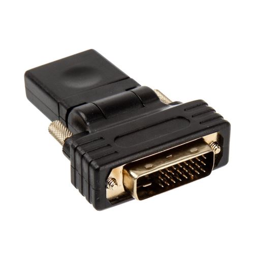 akasa akasa dvi-d adapter auf hdmi, flexibel - schwarz noir