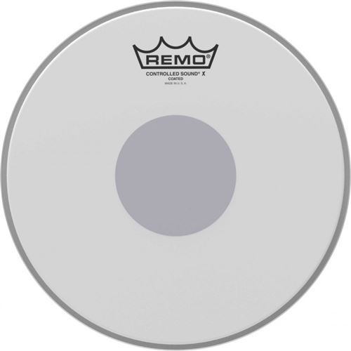 Remo CX-0110-10 - Peau Control Sound 10 pour tom/caisse claire avec rond noir en-dessous