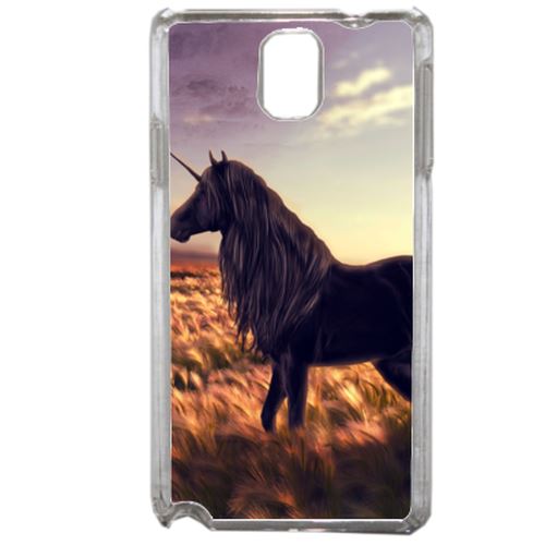 Coque Licorne Compatible Samsung Galaxy Note3 Transparent