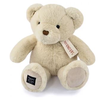 Peluche Ours Histoire d'ours Vanille 28 cm