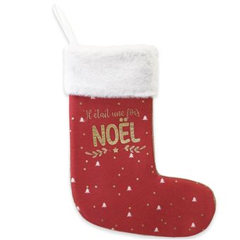 Chaussette de Noël à suspendre - Il était une fois Noël - 1