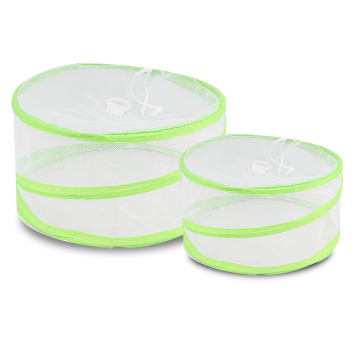 Cloche Alimentaire Whcctl Lot De 3 Protections De Couverture De Nourriture En Maille D'acier Inoxydable Réutilisable Avec Poignée Pour Cuisine, Pique- nique (3 Couleurs Cloche A Fromage Grillage