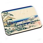 Tapis de Souris Hokusai Art Traditionnel Japon Estampe Lac Suwa