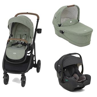 Poussette TRIO Versatrax Laurel + I-Gemm 3 Shale + Nacelle Ramble XL Laurel - JOIE - Noir - 1