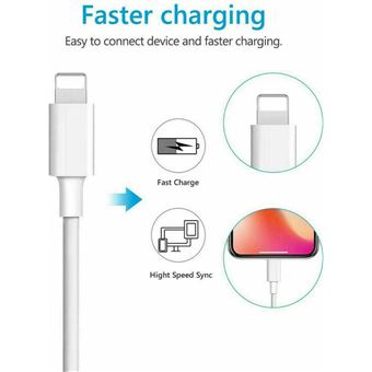 Câble iPhone 3 Mètres - Câble de Charge USB vers Lightning iPhone - Charge  Rapide