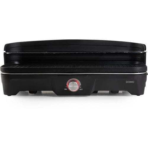 Domo Noir Barbecue Électrique De Table Do9260g 2200W 50 X 25 Cm