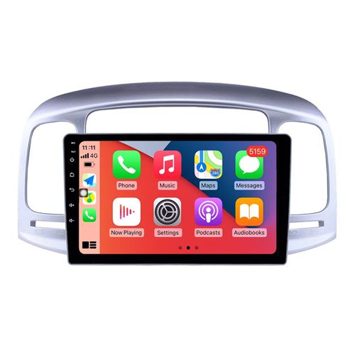 Autoradio Multimédia RoverOne Android 2Go RAM 32Go ROM GPS pour Hyundai Accent 2006-2011 CarPlay Android Auto