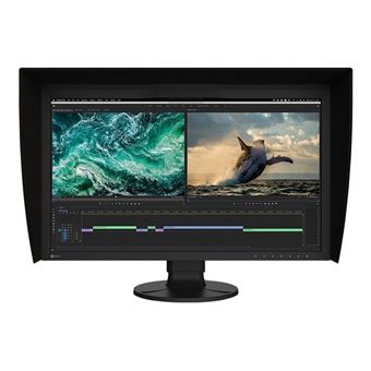 EIZO ColorEdge CG2700S - Écran LED - 27" - 2560 x 1440 WQHD - IPS - 400 cd/m² - 1600:1 - 19 ms - HDMI, DisplayPort, USB-C - noir - avec garantie Zero Bright Pixels de six mois