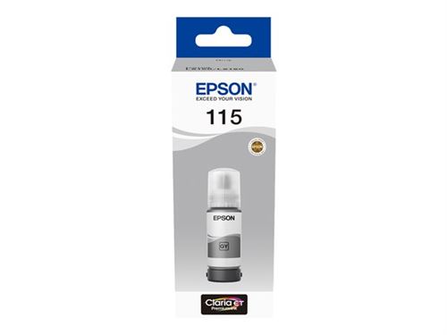 Epson EcoTank 115 - 70 ml - gris - original - recharge d'encre - pour Epson L8160, L8180; EcoTank L8160