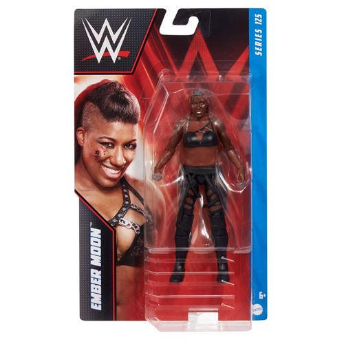 WWE Series 125 - Figurine articulée 15cm - Personnage Ember Moon en Tenue de Combat - HDC97