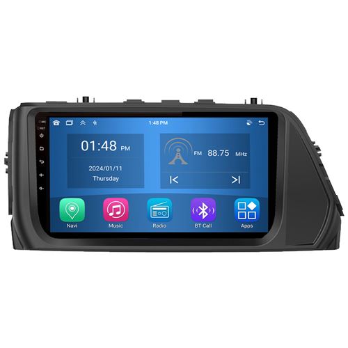 Autoradio RoverOne® Bluetooth CarPlay Android Auto Navigation 4Go RAM 64Go ROM pour Hyundai Solaris 1 2 Accent Reina Verna Sedan 2017-2019