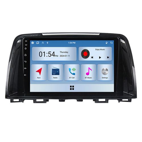 Autoradio RoverOne® Bluetooth CarPlay 2 Din 6Go RAM 128Go ROM pour Mazda 6 Atenza 3 GJ 2012-2015