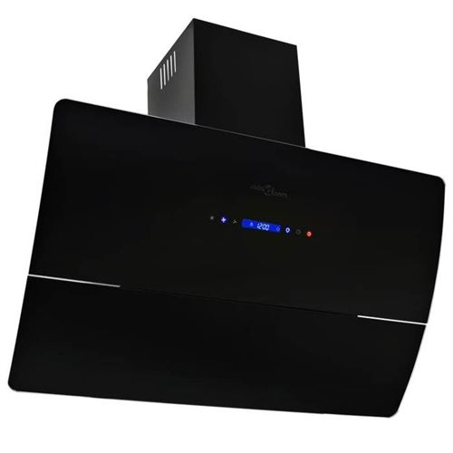 Vidaxl vidaXL Hotte murale acier inoxydable 756 m&sup3;/h 90 cm Noir