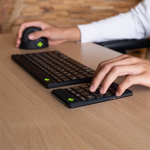 R Go Clavier Numérique Compact break - Pavé numérique - sans fil - Bluetooth 2.0 - noir