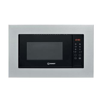 Indesit MWI 120 GX - Four micro-ondes grill - encastrable - 20 litres - 800 Watt - acier inoxydable - 1