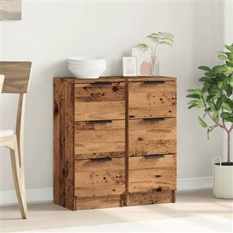 Armoire de rangement en chêne Sonoma Chêne Sonoma MDF Moyenne