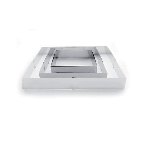 Moule extensible rectangulaire 24-46 cm - Ibili - Argent - Inox