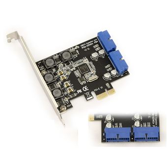 KALEA-INFORMATIQUE Carte Contrôleur PCIe 2.0 SAS 6GB 8 Ports Internes. Modèle LSI 9240-8i Avec