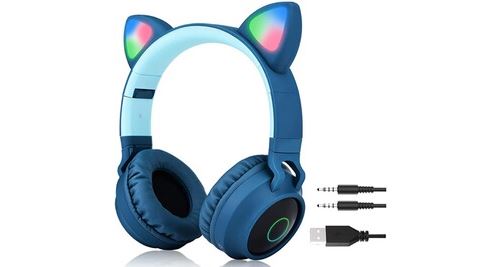 Chrono Bleu Casque Enfant Bluetooth - Image 3