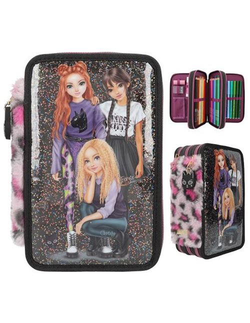 Depesche 3-Fach Federtasche TOPModel 7,5 x 13 x 20 cm
