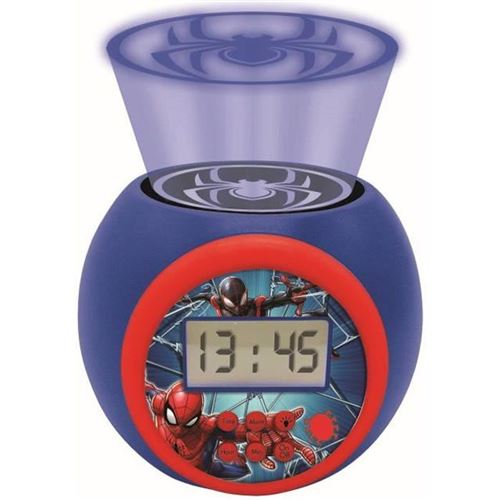 LEXIBOOK - SPIDER-MAN Réveil projecteur fonction minuteur
