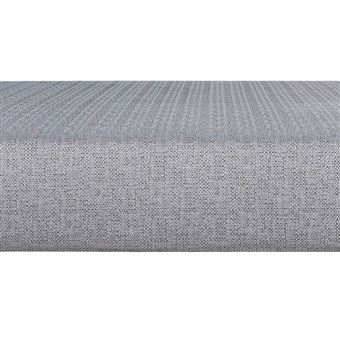 Sommier déco SR9 - Gris clair 90x190 - Lattes bois - H.13 cm - Made in France