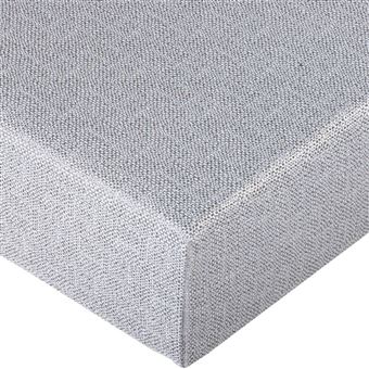 Sommier déco SR9 - Gris clair 90x190 - Lattes bois - H.13 cm - Made in France