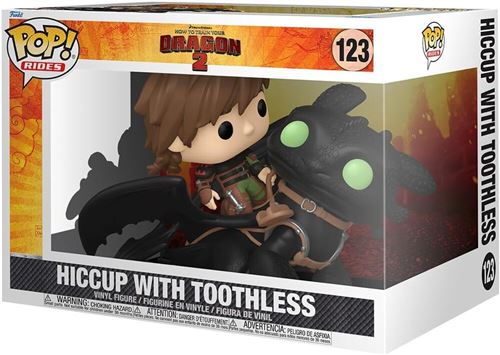 Non Communiqué Figurine Funko Pop! Rides Deluxe N°123 | Dragons | Harold Avec Krokmou