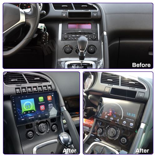 Autoradio Multimédia RoverOne CarPlay Android Auto GPS pour Peugeot 3008  2009-2015 - Lecteur de carte - Achat & prix