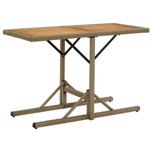 Vidaxl Beige Table De Jardin - Image 3