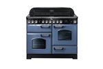 PIANO DE CUISSON CLASSIC DELUXE TAB VITRO 110 CM ROCHE BLEUE CHROME