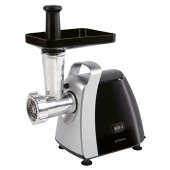 Hachoir à viandes 1000W Bomann FW6067CB-Inox/Noir - 1