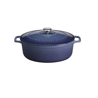 Cocotte ovale 33cm 7l10 bleu Chasseur PUC473380 Cocotte faitout