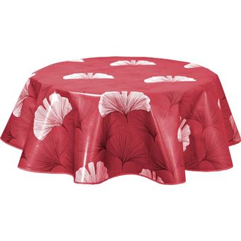 CPM Nappe ronde en toile cirée design Chantou Diam 150 cm Rouge