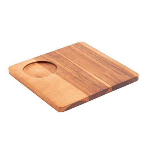 Planche de Présentation Carrée 200 ml - Olympia - - Bois 200x200x12mm