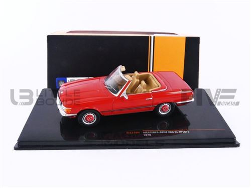 Voiture Miniature de Collection IXO 1-43 - MERCEDES-BENZ 280 SL (R107) - 1979 - Red - CLC379N