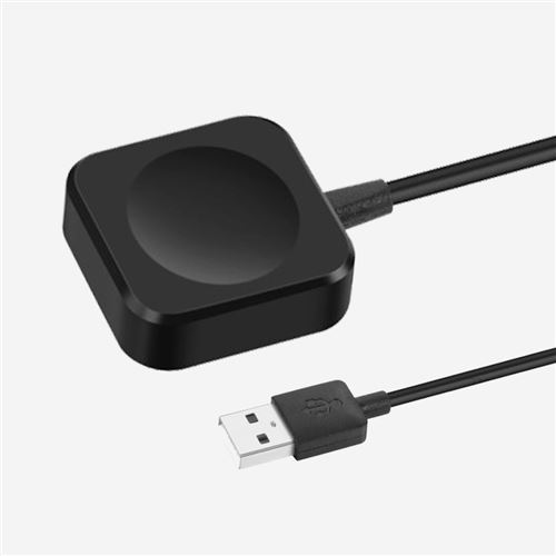 Avizar Câble Chargeur magnétique pour Apple Watch Charge rapide et sécurisée Noir