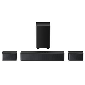 Barre de Son avec Dolby Atmos - ULTIMEA Poseidon M4T - 5.1 canaux soundbar - avec Caisson de Basses sans Fil et Haut-parleurs Arrière - 450W - 1