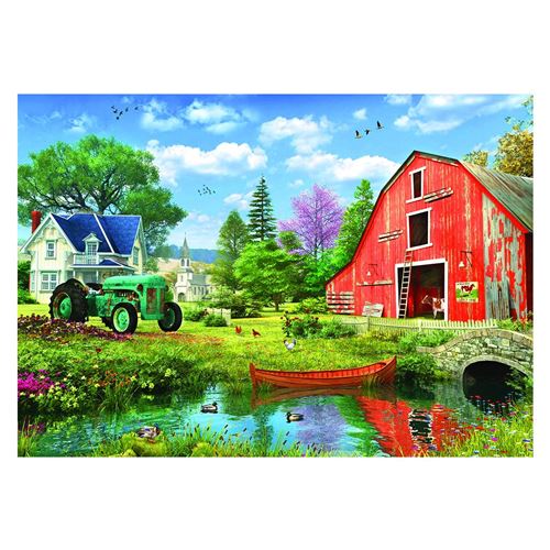Puzzle Eurographics - Dominic Davison : La Grange Rouge par DominicDavison, 1000 pièces