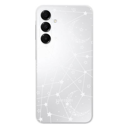 Coque en silicone imprimée compatible Samsung Galaxy A36 5G Lignes étoilées