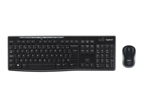 Logitech MK270 Wireless Combo - Toetsenbord en muis set - draadloos - 2.4 GHz - academisch